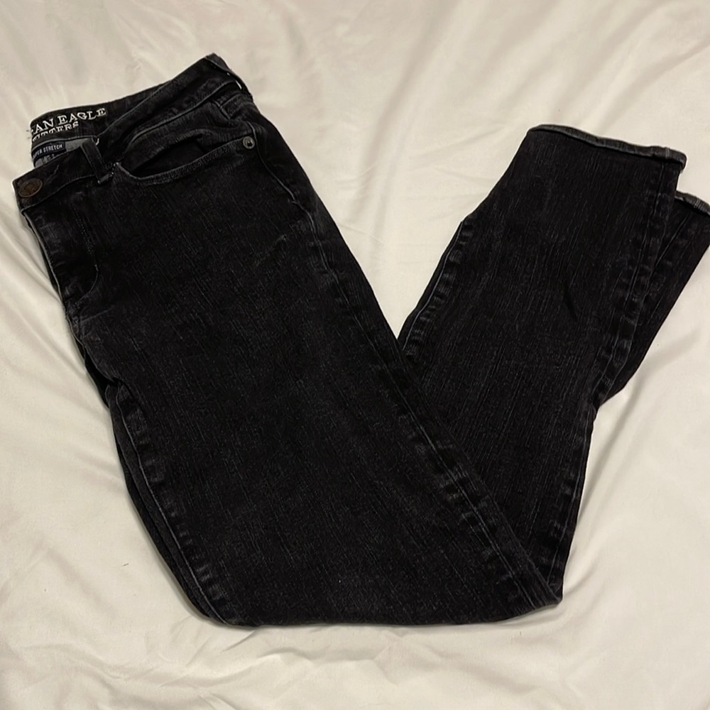 American Eagle Black 360 degree stretch Skinny Jean